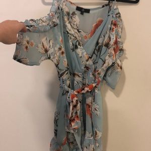 Missguided floral romper